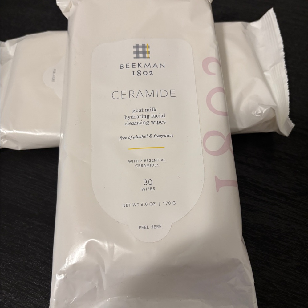 Beekman 1802 Ceramide Goat Milk Cleansing Wipes - Picture 2 of 3